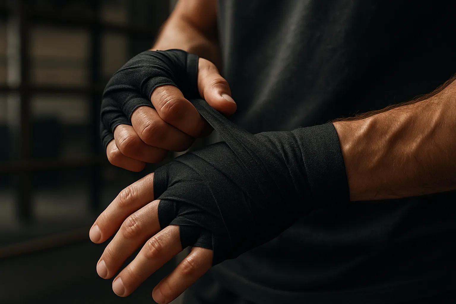 Hand wraps for boxing and Muay Thai